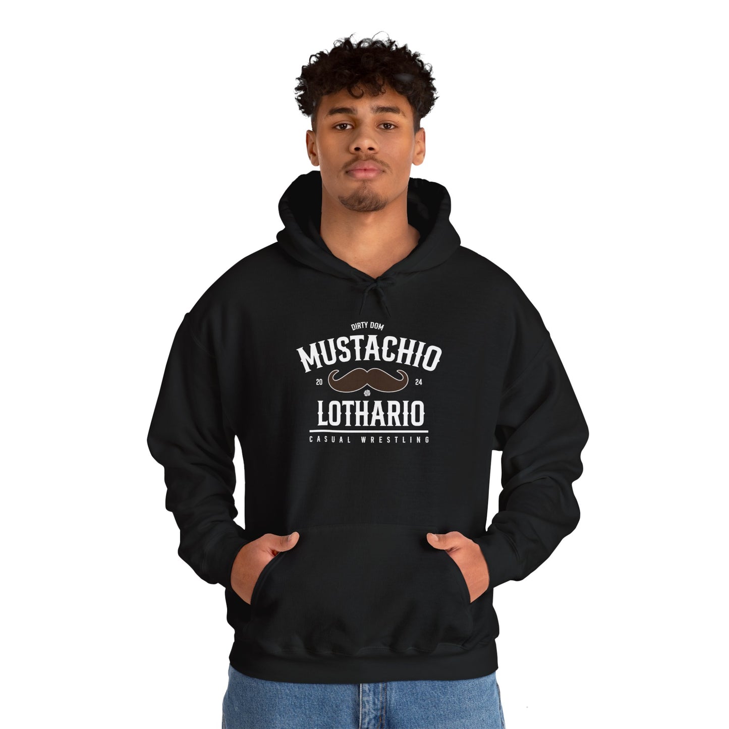 Mustachio Lothario Hoodie